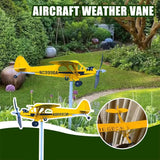 Metal Airplane Weathervane 3D Piper J3 Cub Wind
