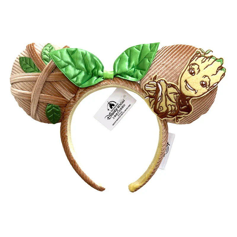 Disney Mickey Mouse Ear Headband Green Mermaid Hair