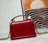 Ladies Shoulder Bag With Metal Magnetic Buckle Fashion