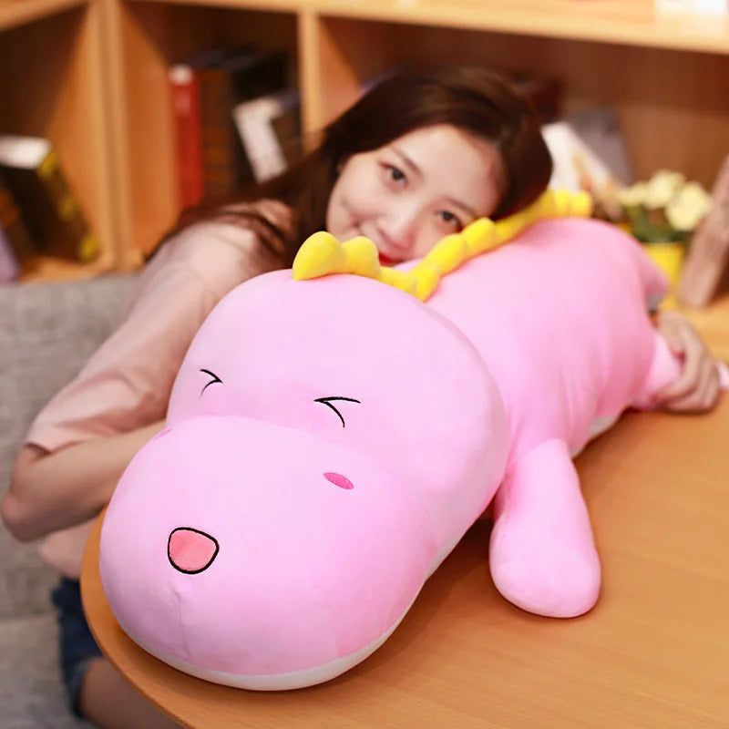 New 80CM Big Long Cute Dinosaur Plush Toy