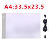 A2/A3/A4/A5 Ultra-Thin Portable LED Light Box Tracer USB