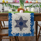 Jewish Menorah Hanukkah Holiday Kitchen Dining Table Decoration