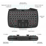 Rii RK707 2.4GHz Wireless Portable Game Controller Keyboard
