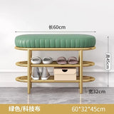 Nordic Shoe Bench Soft Cushion Multifunctional Shoe Rack