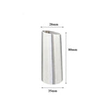 4pcs brushed Stainless Steel Leg Covers for Cabinet
