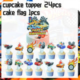 Hot Wheels Birthday Decoration Racing Car Disposable Tableware