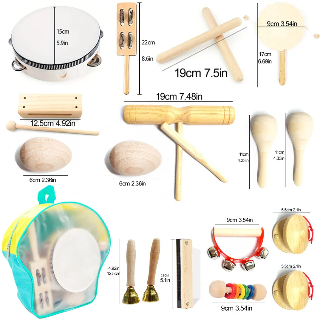 New Baby Percussion Instrument Education Creative Development Wooden