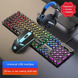 Cool Backlit Floating Button Design 104 Keys Waterproof