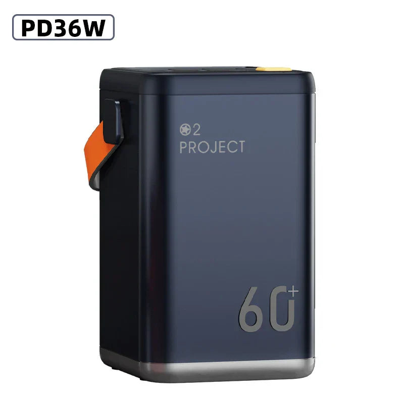 60000mAh Power Bank Station PD65W Fast Charge High