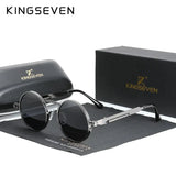 KINGSEVEN High Quality Gothic Steampunk Sunglasses Polarized Men