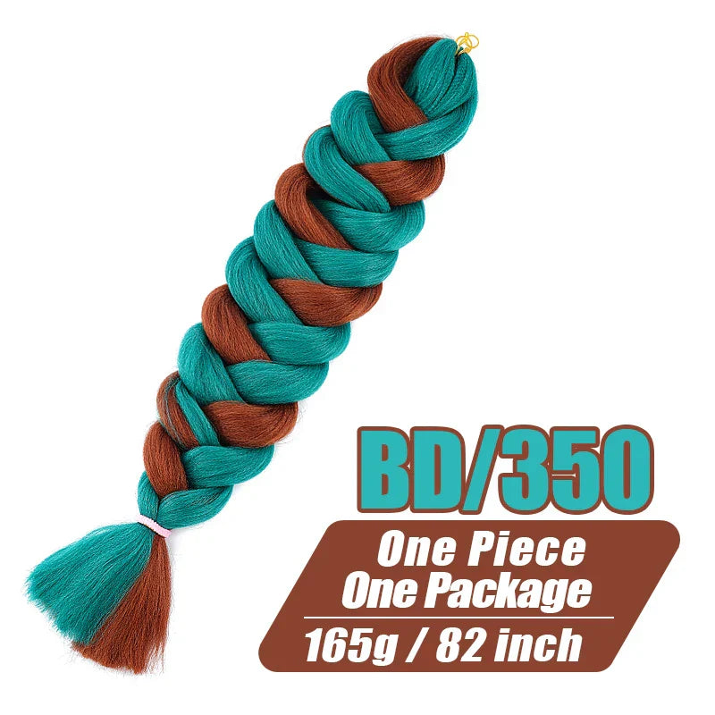 Wigundle 82 Inch Jumbo Braids Crochet Hair Extensions