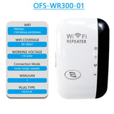 OPTFOCUS 2.4G 5G WiFi Repeater 2 LAN 300