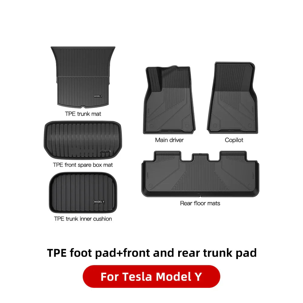 YZ For Tesla Floor Mats Model 3 Y