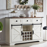 OKD Farmhouse Buffet Cabinet, 54" Coffee Wine Bar