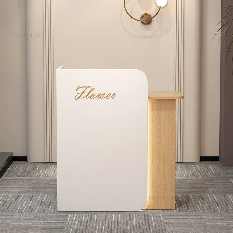 Fashion Coffee Shop Hotel Reception Desks Simple Cash