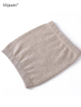 High Elastic 100% Pure Wool Solid Unisex Thermal