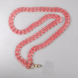 FishSheep 12 Colors Frosted Acrylic Chain Crossbody Phone