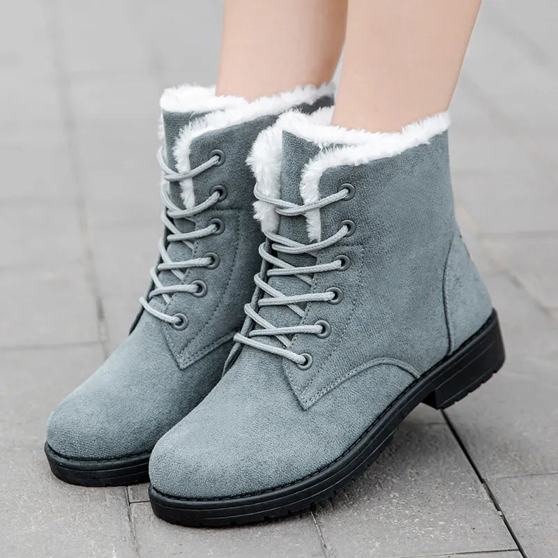 Snow Women Boots Flat Boots For Women Platform