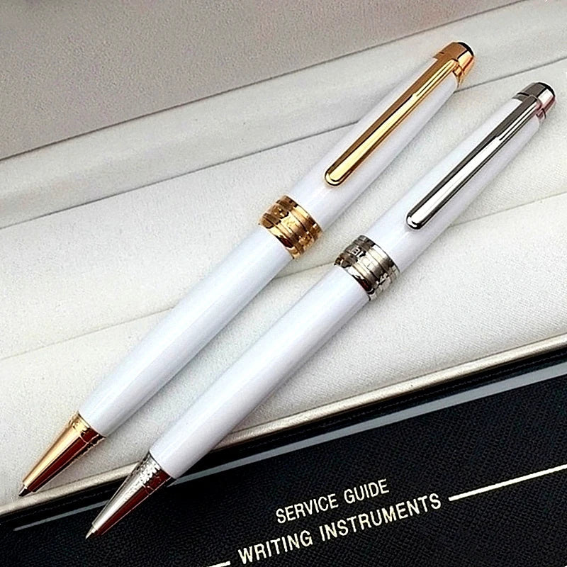 Luxury Msk-163 White Metal Ballpoint Pen Rollerball Pen