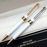 Luxury Msk-163 White Metal Ballpoint Pen Rollerball Pen