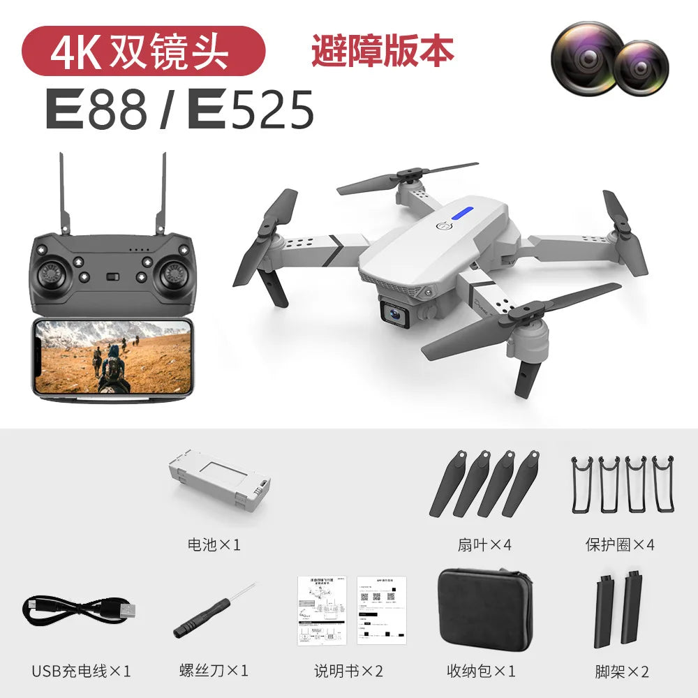 New E88 Pro WIFI FPV Drone Wide Angle