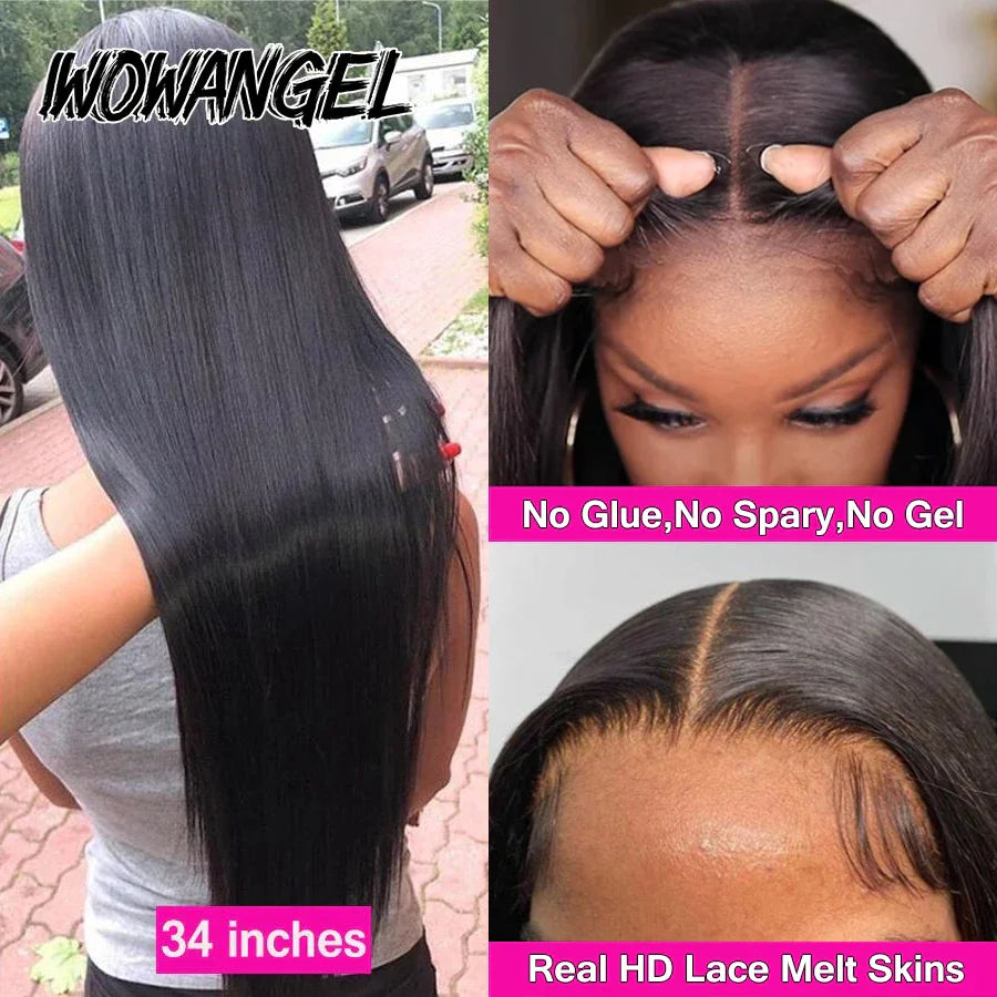 Glueless HD Lace Wigs Ready to Wear 250%