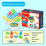 Kids Balance Toy Stacked Tower Board Game Stacking