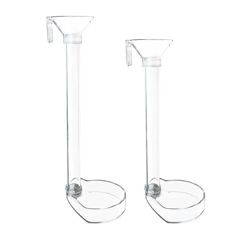 1 Set Aquarium Acrylic Feeding Tube Bowl Aquarium