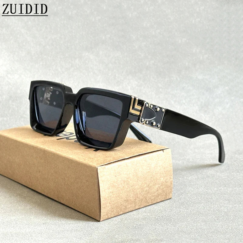 Retro Millionaire Sunglasses For Men 2024 Vintage Square