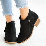Women Booties 2023 Autumn Suede chelsea Boots Women