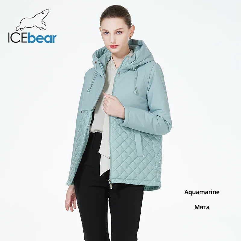 ICEbear 2023 New Women Casual Short Jackets Hooded
