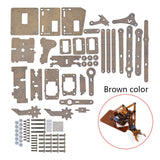 SG90 4 DOF Unassembly Acrylic Mechanical Arm Bracket