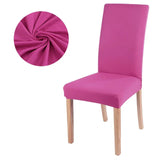 Elastic solid color Chair Cover Home Spandex Stretch