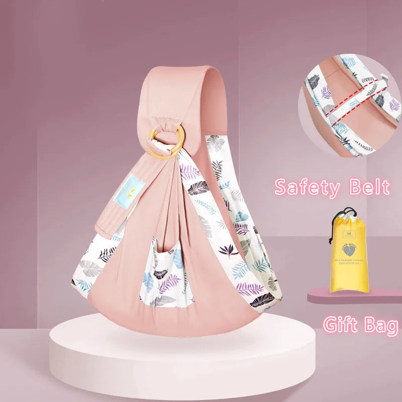 Cotton Wrap Sling Baby Carries Newborn Safety Ring