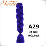 6 Pcs 24" Jumbo Synthetic Braids Hair Extensions