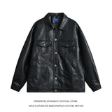 Simple Solid Crocodile Skin Like PU Leather Motorcycle