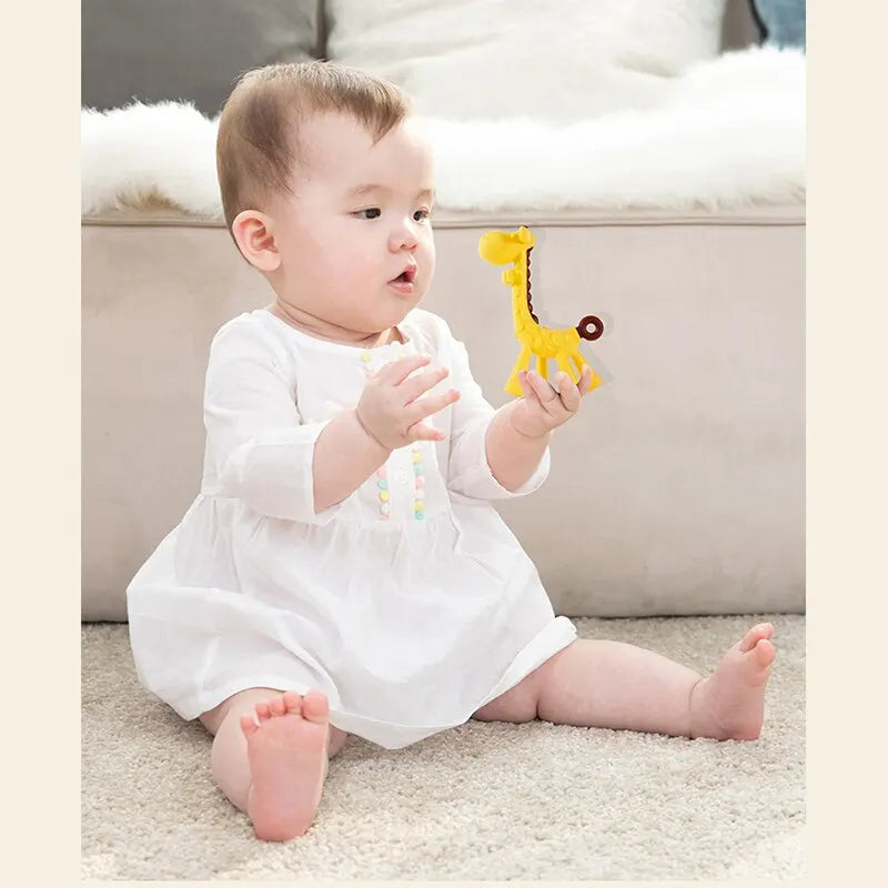 2PCS Baby Silicone Teething Training Toothbrush BPA Free