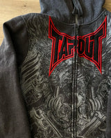 Gothic Skull Pattern Zip Up Hoodies Men Y2K