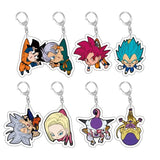 Anime TV Dragon Z Super Saiyan Acrylic Pendant