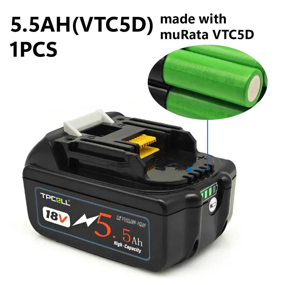 BL1860 6AH For Makita 18V Battery Power Tools