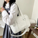 Women Harajuku Crossbody Bags Messenger PU Leather Shoulder