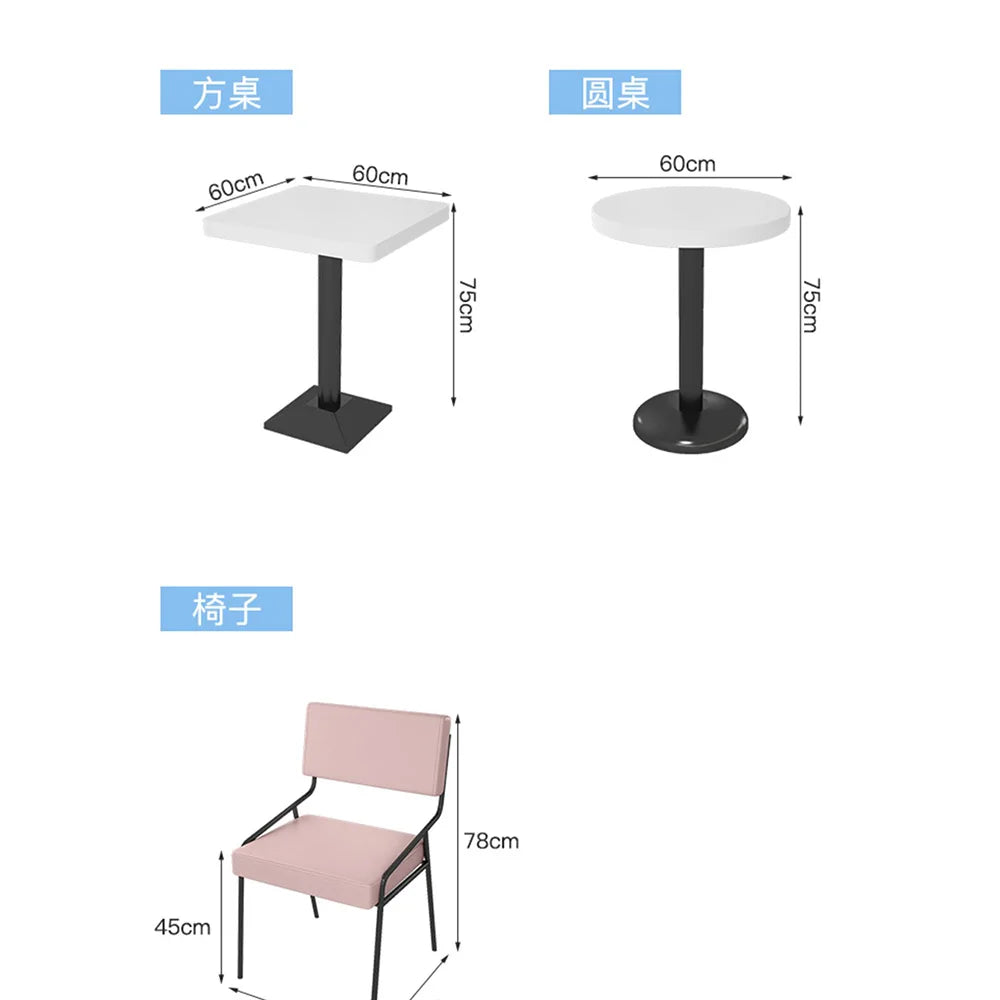 Dining Room Chair Casual Cafe Dining Table Commercial