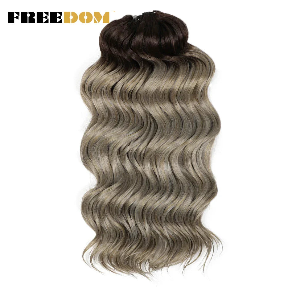 FREEDOM Synthetic Deep Curly Twist Crochet Hair 16