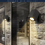 LED Outdoor Wall Lamps Adjustable Fold Lighting Fixture