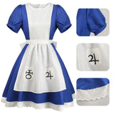 Game Alice: Madness Returns Cosplay Costume Alice Maid