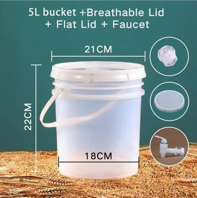 Brewing Beer With Home Fermentation Equipment Wine Bucket