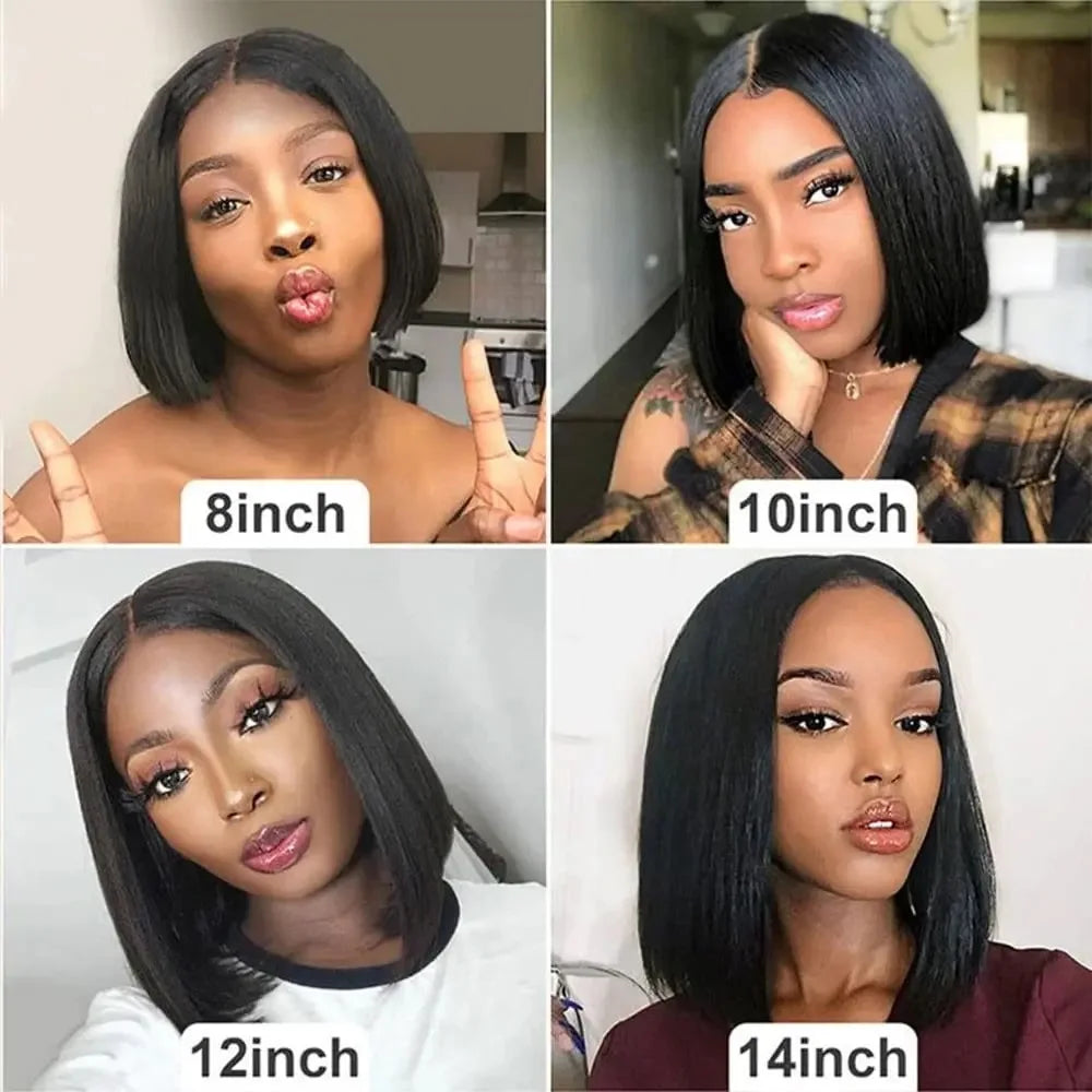 13x4 13x6 Lace Front BOB Wig Pre Pluckes