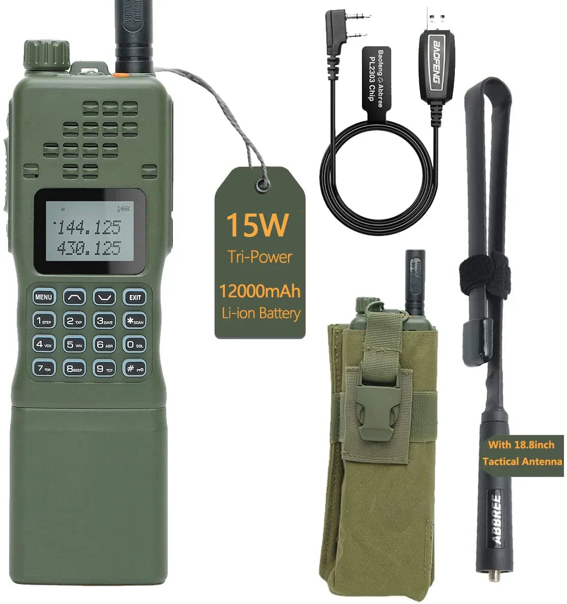 Baofeng 15W Powerful Walkie Talkie AR-152 Military Tactial