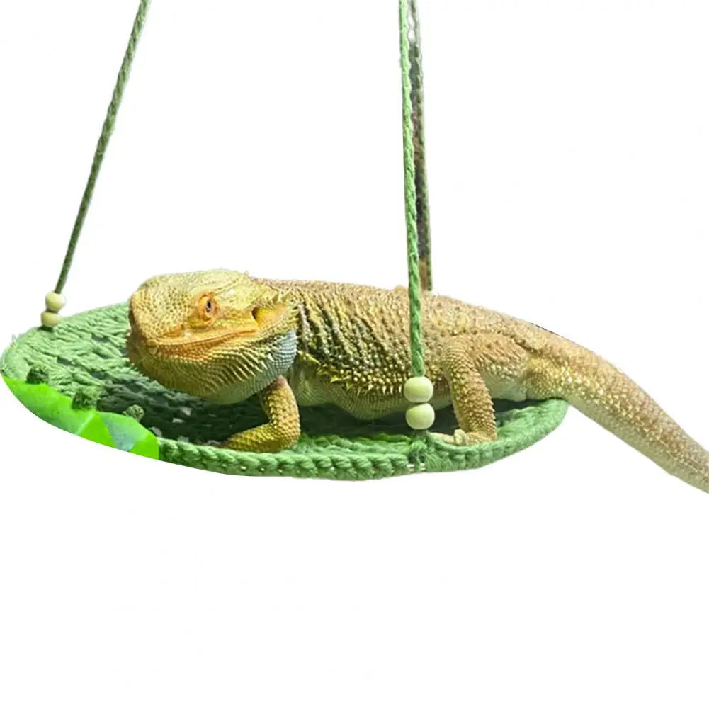 Reptile Hammock Hand Woven Strong Load-bearing Gecko Lizard