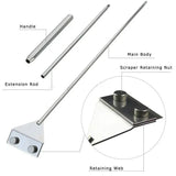 Lengthened Stainless Steel Algae Scraper Aquarium Fish Tank